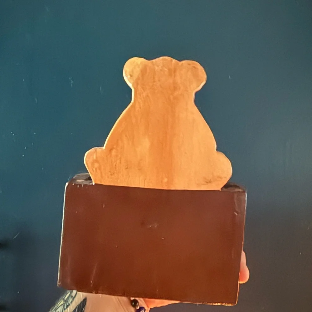 Wooden Teddy Bear Calendar